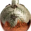 Intratuin kerstbal Strobl bruin D 8 cm