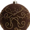Intratuin kerstbal Tak donker bruin D 8 cm