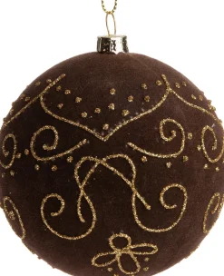 Intratuin kerstbal Tak donker bruin D 8 cm