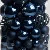 Intratuin kerstbal Tara blauw D 8 cm 100-delig