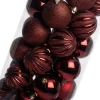 Intratuin kerstbal Tara bordeaux D 7 cm 50-delig