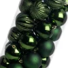 Intratuin kerstbal Tara donkergroen D 7 cm 50-delig