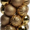 Intratuin kerstbal Tara goud D 7 cm 50-delig