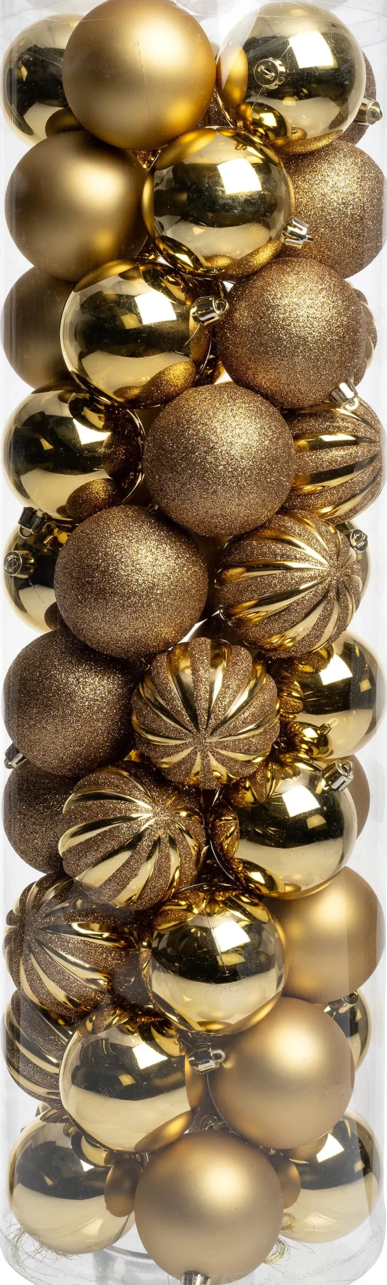 Intratuin kerstbal Tara goud D 7 cm 50-delig