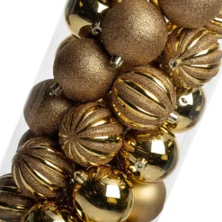 Intratuin kerstbal Tara goud D 7 cm 50-delig