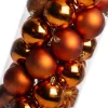 Intratuin kerstbal Tara oranje D 7 cm 50-delig