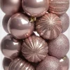 Intratuin kerstbal Tara roze D 7 cm 50-delig