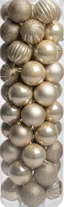 Intratuin kerstbal Tara wit D 7 cm 50-delig