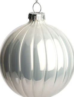 Intratuin kerstbal Terenure wit D 10 cm