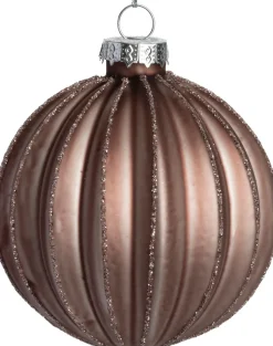 Intratuin kerstbal Tramore grijs D 8 cm