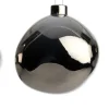 Intratuin kerstbal Trim antraciet glans D 10 cm 3 stuks