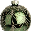 Intratuin kerstbal Turno glanzend groen D 8 cm