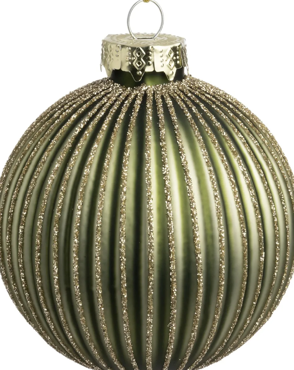 Intratuin kerstbal Tyn groen D 8 cm