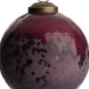 Intratuin kerstbal Vera paars mat / glanzend D 10 cm