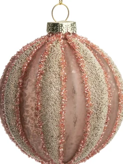 Intratuin kerstbal Wagna roze D 8 cm