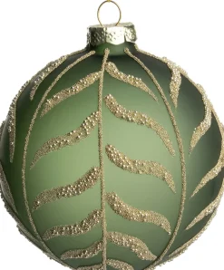 Intratuin kerstbal Walser groen D 10 cm