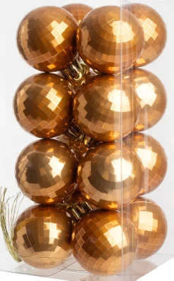 Intratuin kerstbal Zari karamel D 4 cm 16 stuks
