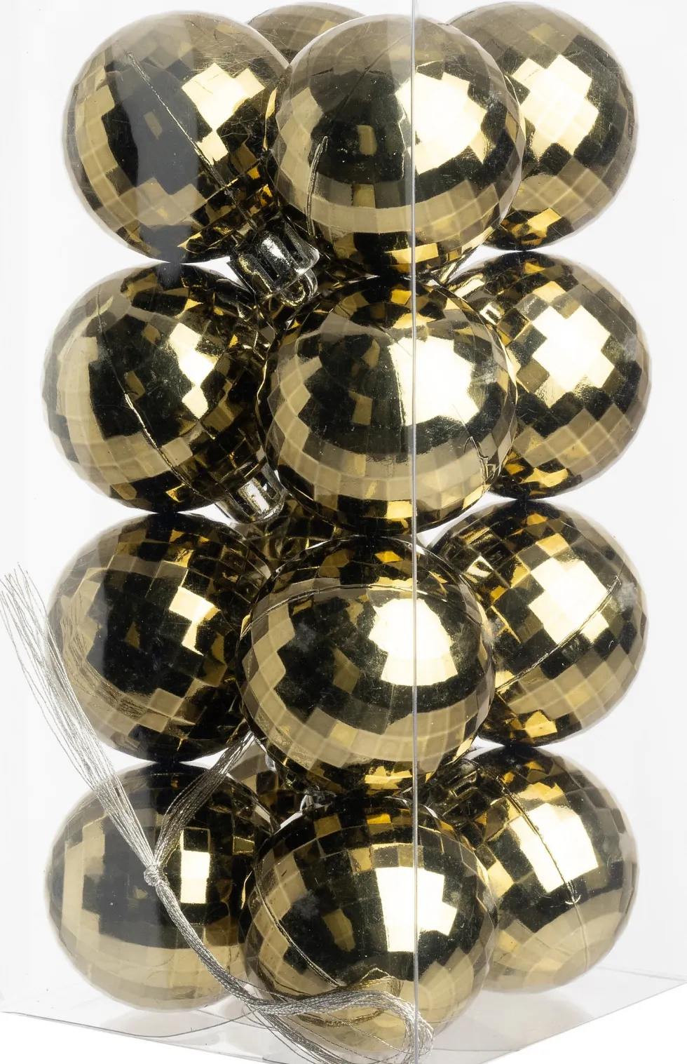 Intratuin kerstbal Zari lichtgroen D 4 cm 16 stuks