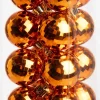 Intratuin kerstbal Zari oranje D 4 cm 16 stuks