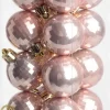 Intratuin kerstbal Zari roze D 4 cm 16 stuks