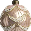 Intratuin kerstbal Zichem glanzend roze D 8 cm