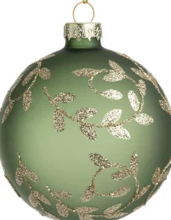 Intratuin kerstbal Zoblen groen D 8 cm