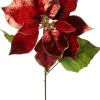 Intratuin kerstbloem kerstster met glitter rood 52 cm
