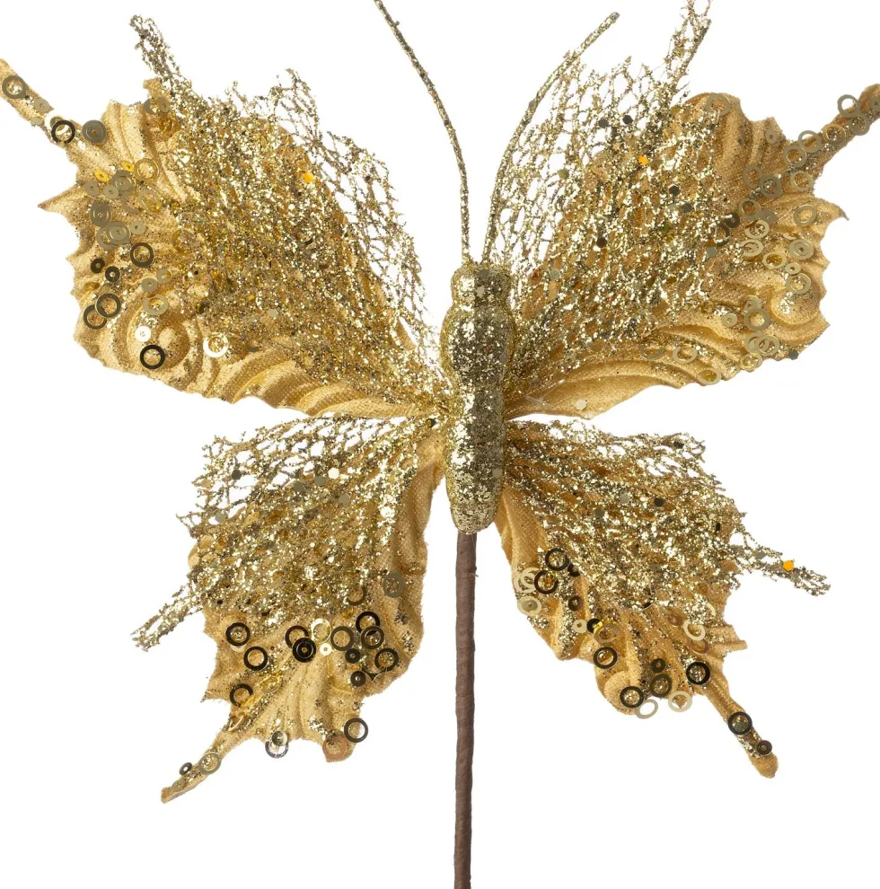 Intratuin kerstbloem Xena goud D 22 cm