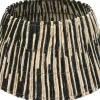 Intratuin kerstboommand Garcia zwart / naturel D 62 H 29 cm