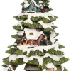 Intratuin kerstboom met kerstdorp D 28,5 H 36,5 cm
