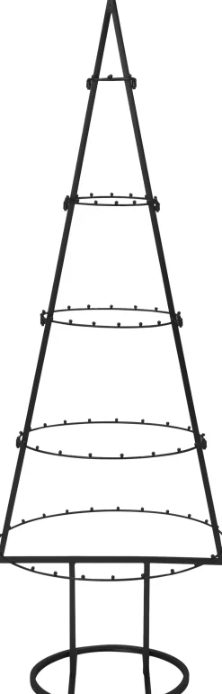 Intratuin kerstboom Nutima zwart D 50 H 151 cm