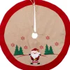 Intratuin kerstboomrok Asko naturel / rood D 90 cm