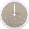 Intratuin kerstboomrok Asko grijs / wit D 110 cm