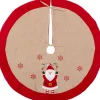 Intratuin kerstboomrok Randy naturel / rood D 110 cm
