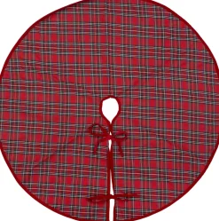 Intratuin kerstboomrok ruit rood D 90 cm