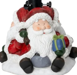 Intratuin kerstboomstandaard kerstman rood / wit 34 x 32,5 x 31 cm