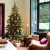 Intratuin kerstboomsteker Curla bruin H 35 cm