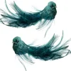 Intratuin kerstclip Avia vogel groen 19 x 6 x 5 cm 2 stuks