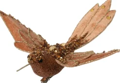 Intratuin kerstclip Freia bruin 20 x 6 x 21 cm