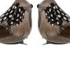 Intratuin kerstclip Joze vogel bruin stippen 10 x 4 x 5 cm 2 stuks