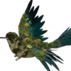 Intratuin kerstclip kolibri groen 20 x 20 cm