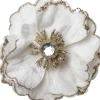 Intratuin kerstclip Lies bloem wit D 14 H 14 cm