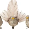Intratuin kerstclip Liroy vogel beige 12,7 x 5 x 4 cm 3 stuks