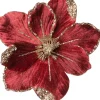Intratuin kerstclip Marjory bloem rood D 20 cm