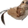 Intratuin kerstclip vogel bruin 23 x 10 x 14 cm