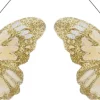 Intratuin kerstclip Yreka vlinder goud 11 x 9 x 2 cm 2 stuks