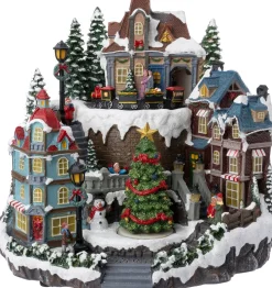 Intratuin kerstdorp bergdorp 30 x 27 x 30,5 cm