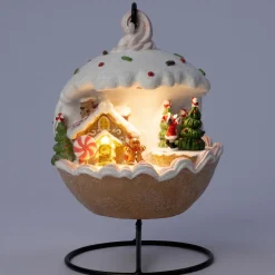 Intratuin kerstdorp bol gemberkoek 17,3 x 17 x 19,8 cm