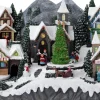 Intratuin kerstdorp dorp met station 55 x 32,5 x 30 cm