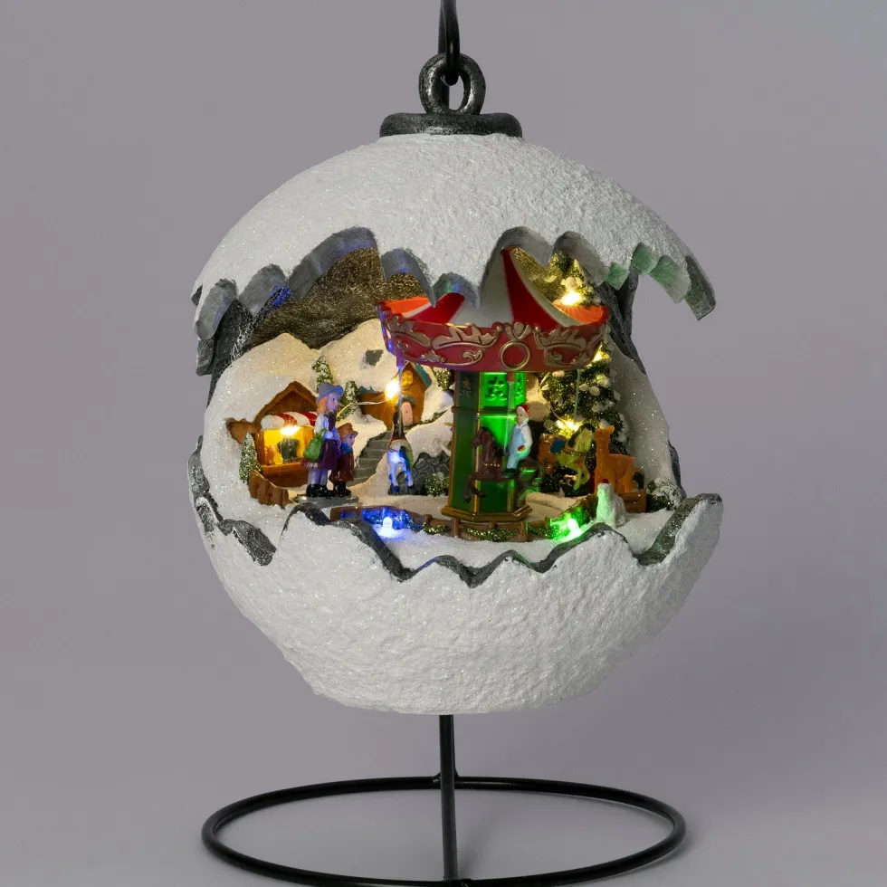 Intratuin kerstdorp Eira caroussel 20 x 20 x 22 cm